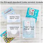 personalized lottery scratchers